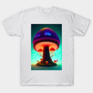 Mushroom Landscape T-Shirt